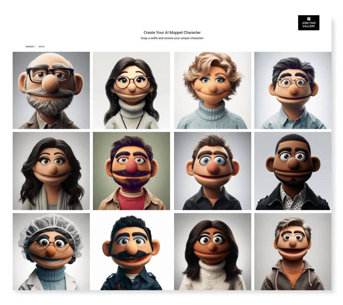 Muppet-Inspired AI Portrait Experience