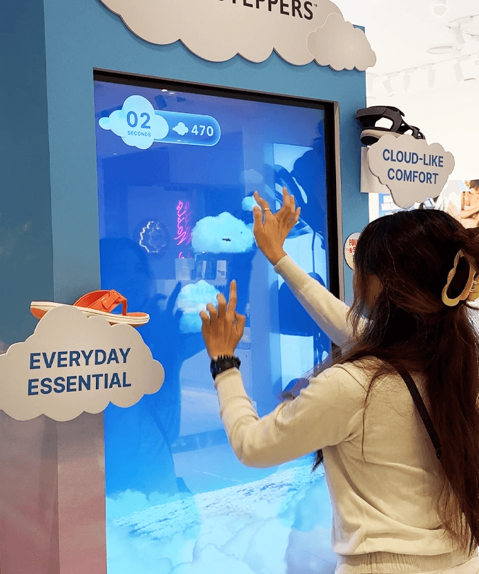 Interactive Cloud Catching Game | Instamedia