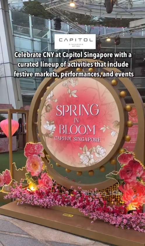 “Spring in Bloom” centrepiece installation